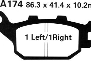 FA174 EBC DISK PLOČICE