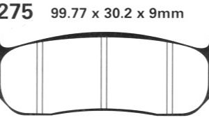 FA275 EBC PLOČICE PREDNJE