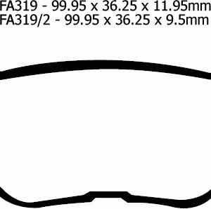 FA319/2 EBC DISK PLOČICE