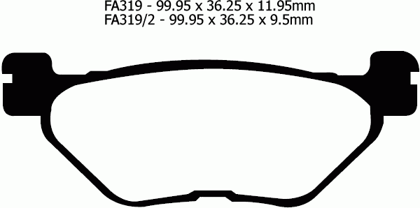FA319/2 EBC DISK PLOČICE