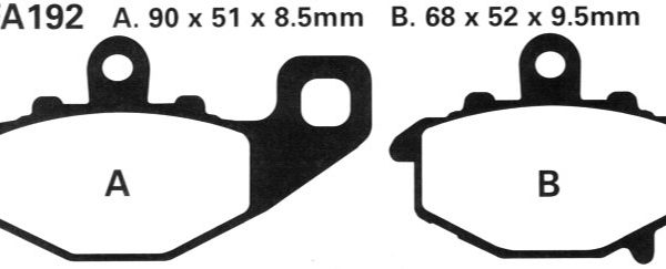 FA192 EBC DISK PLOČICE