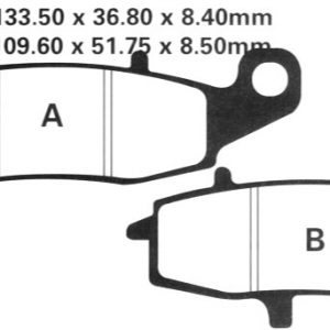 FA231 EBC DISK PLOČICE