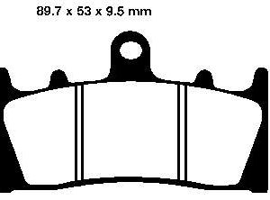 FA188 EBC DISK PLOČICE