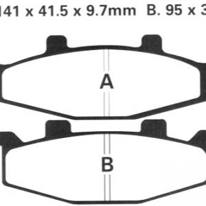 FA129 EBC DISK PLOČICE