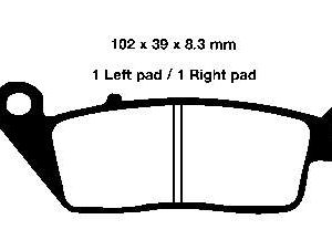 FA142 EBC DISK PLOČICE