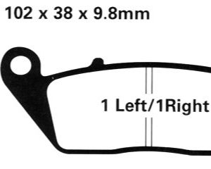 FA196 EBC DISK PLOČICE