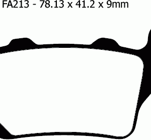 FA213 EBC DISK PLOČICE FA213 EBC DISK PLOČICE