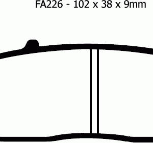 FA226 EBC DISK PLOČICE