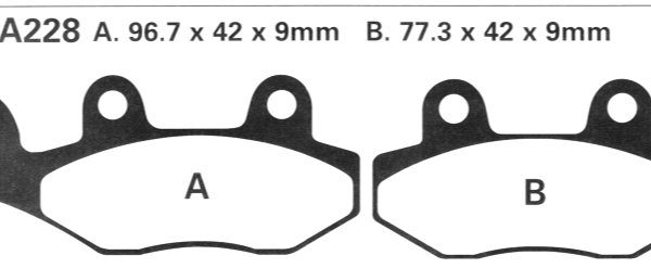 FA228 EBC DISK PLOČICE