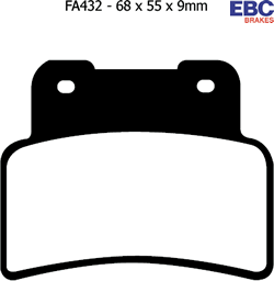 FA432 EBC DISK PLOČICE SHIVER