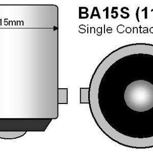 ŽARULJA 12V 10W BA15S