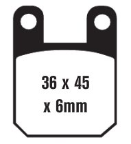 SFA115 EBC DISK PLOČICE