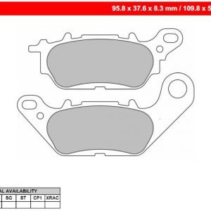 FDB2238P FERODO DISK PLOČICE