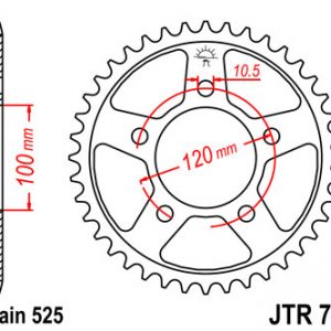 JTR702.44 LANČANIK STRAŽNJI