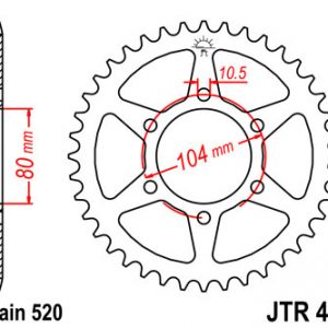 JTR478-B4028-43 LANČANIK JTR478-B4028-43 LANČANIK
