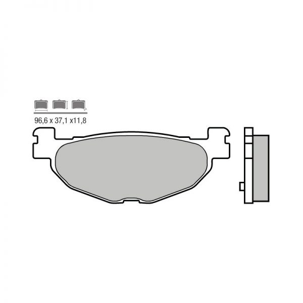 BREMBO 07059XS TMAX STPLOČICE